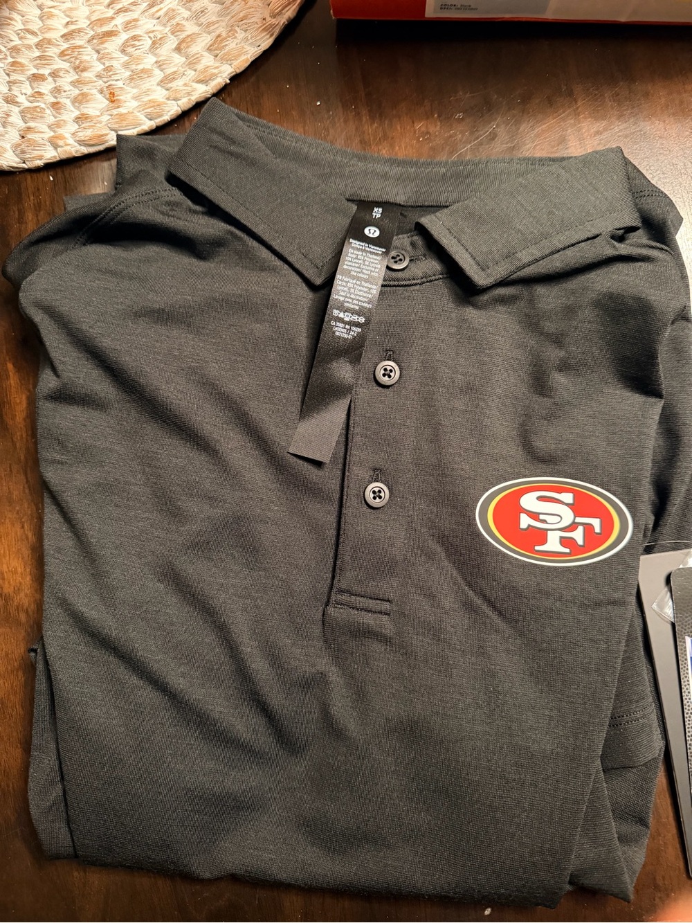 lululemon athletica Black San Francisco 49ers Polo